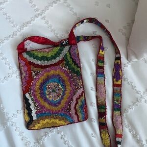 Colorful Christiana beaded crossbody